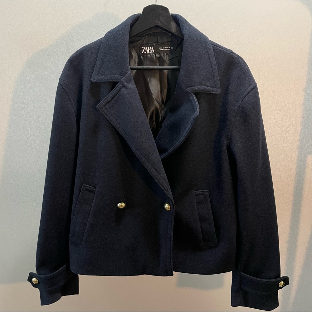 Zara Women's Dark Blue Pea Coat
‼️FINAL MOVING OUT SALE‼️